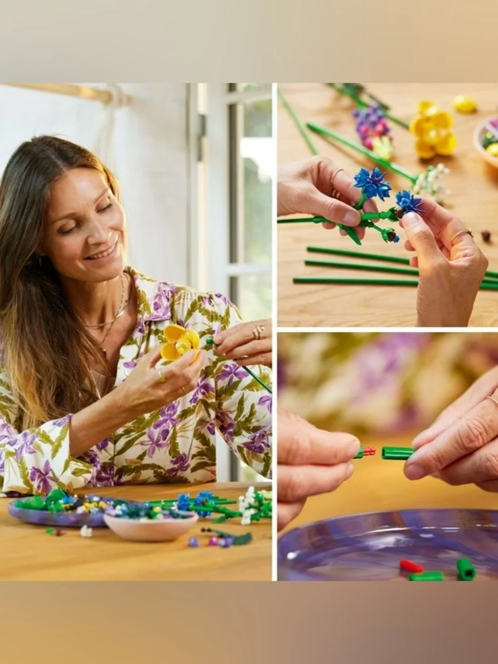NIB LEGO Icons Wildflower Bouquet Building Set, 939 pcs - Picture 7 of 9